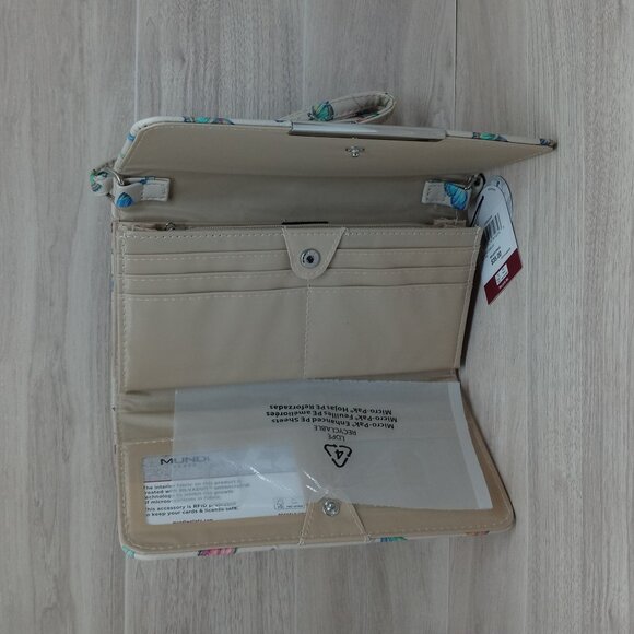 Mundi Cares Bufferfly Crossbody Purse RFID Protected/NWT - Picture 6 of 13